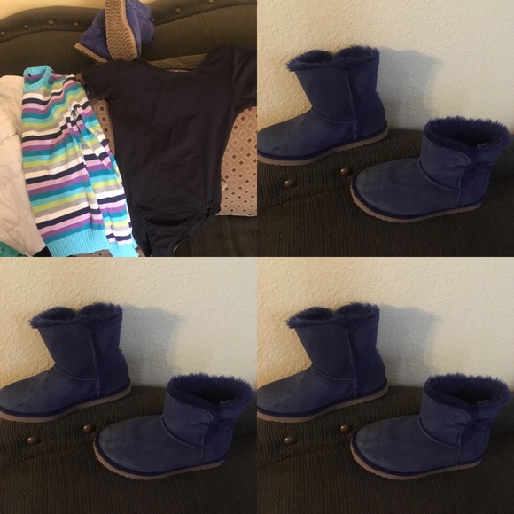 Bundle clothes size 10-12 and Mine boots size 1 - Picture 6 of 8